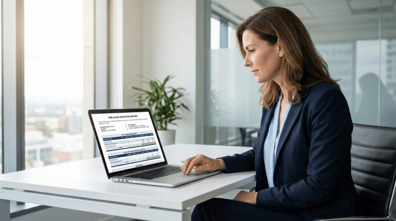 Client viewing report