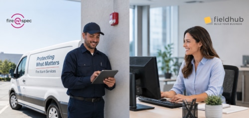 Tech Admin Split Screen